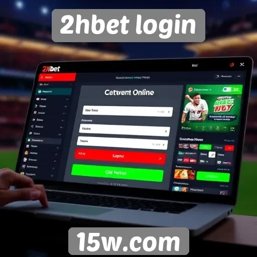 Análise da interface do site 2hbet login